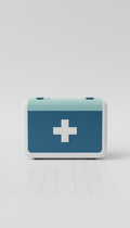 First Aid Kit with Hard Case